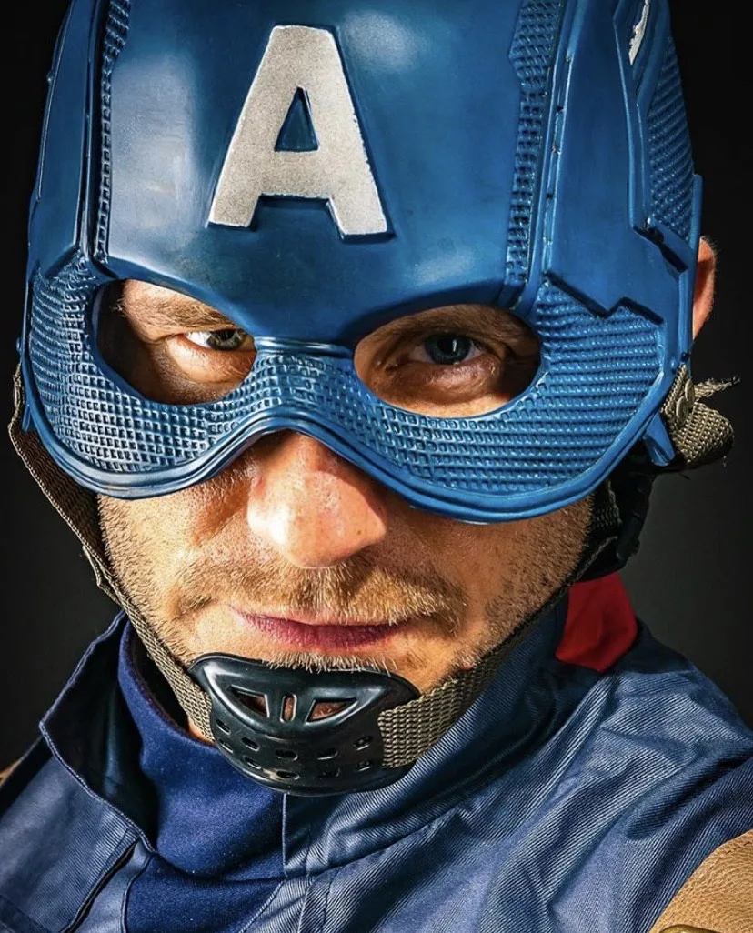 Captain America Close up