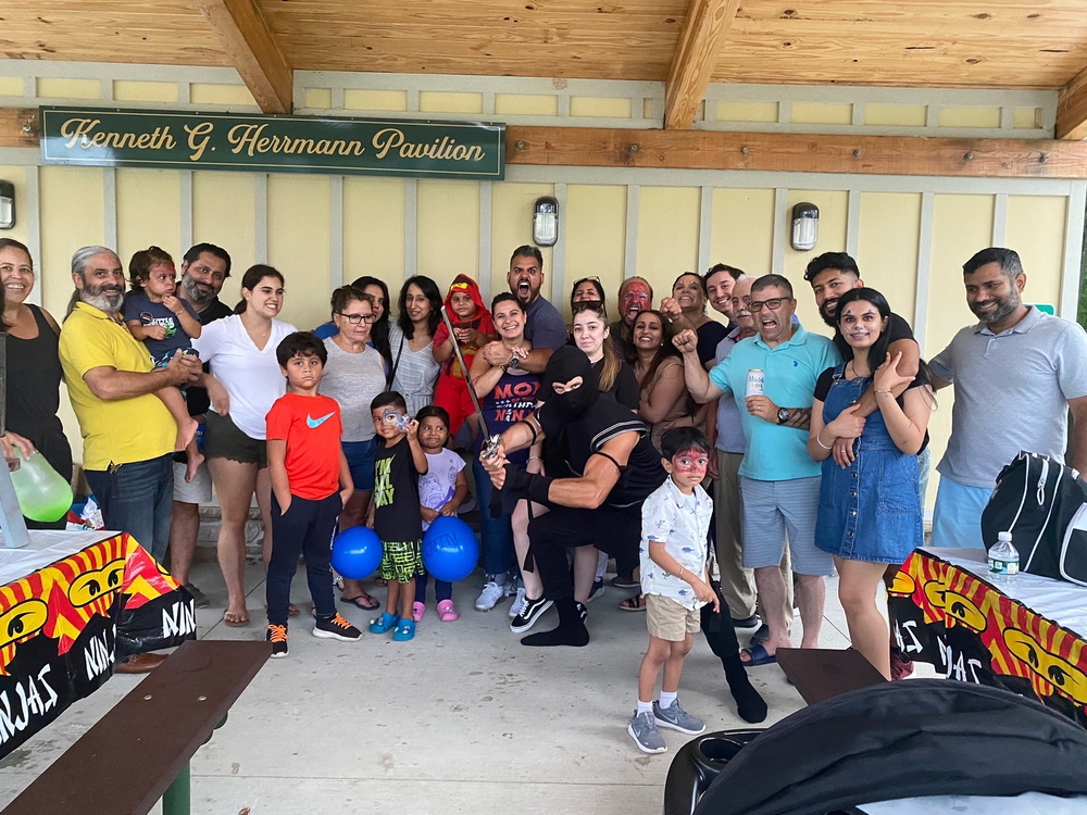 Ninja birthday party group