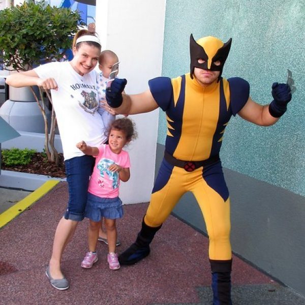 Wolverine visits little girls birthday Wolverine visits little girls birthday